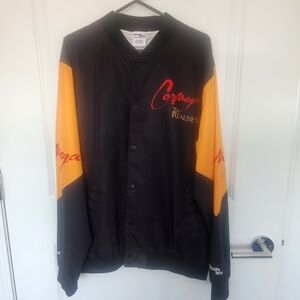 Cormega The Realness Black and Yellow Bomber Jacket